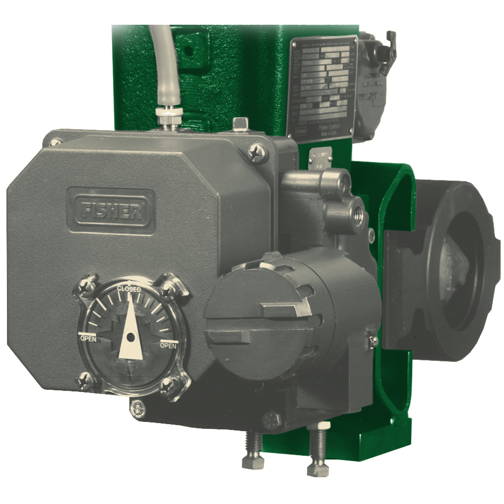 Fisher 3720 Electro-Pneumatic Rotary Valve Positioner 4 to 12 mA DC split range Double-Acting 60-degree rotation